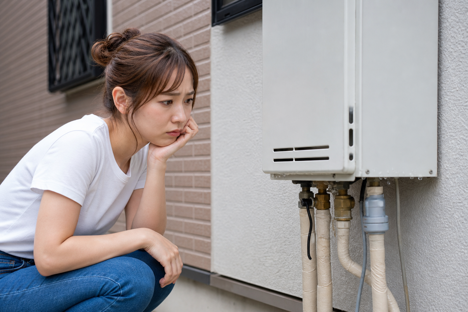 賃貸で給湯器がポタポタ水漏れしたときの応急処置の手順