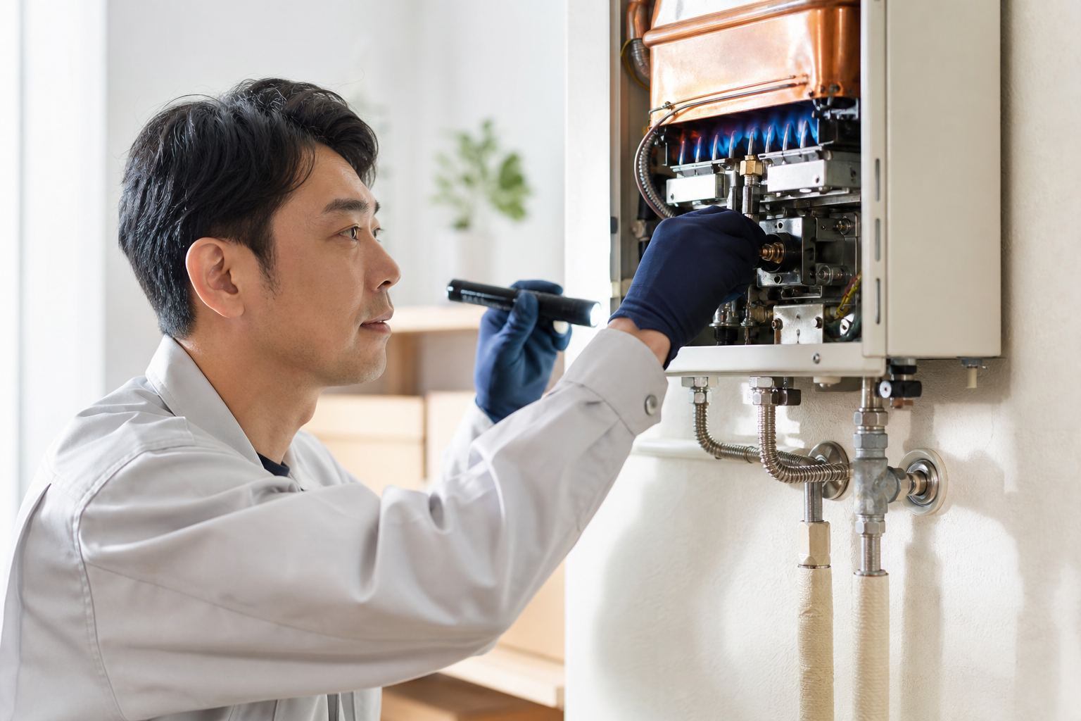 給湯器に異常が出たときの正しい対応手順