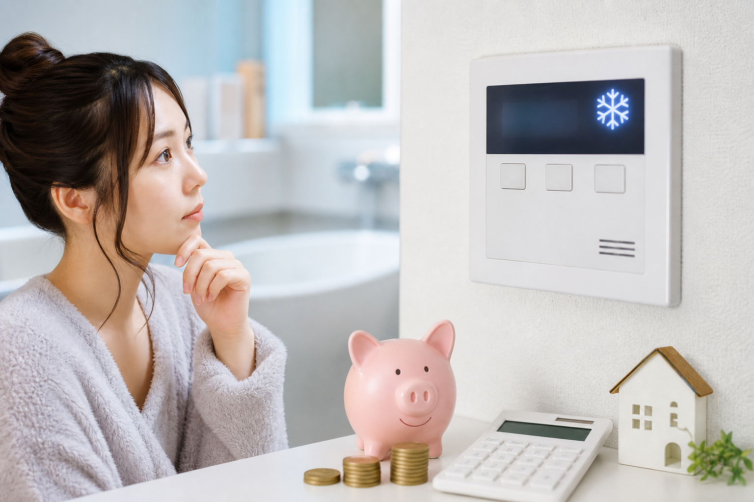 給湯器の雪マークはガス代に大きく影響しないことが多いです
