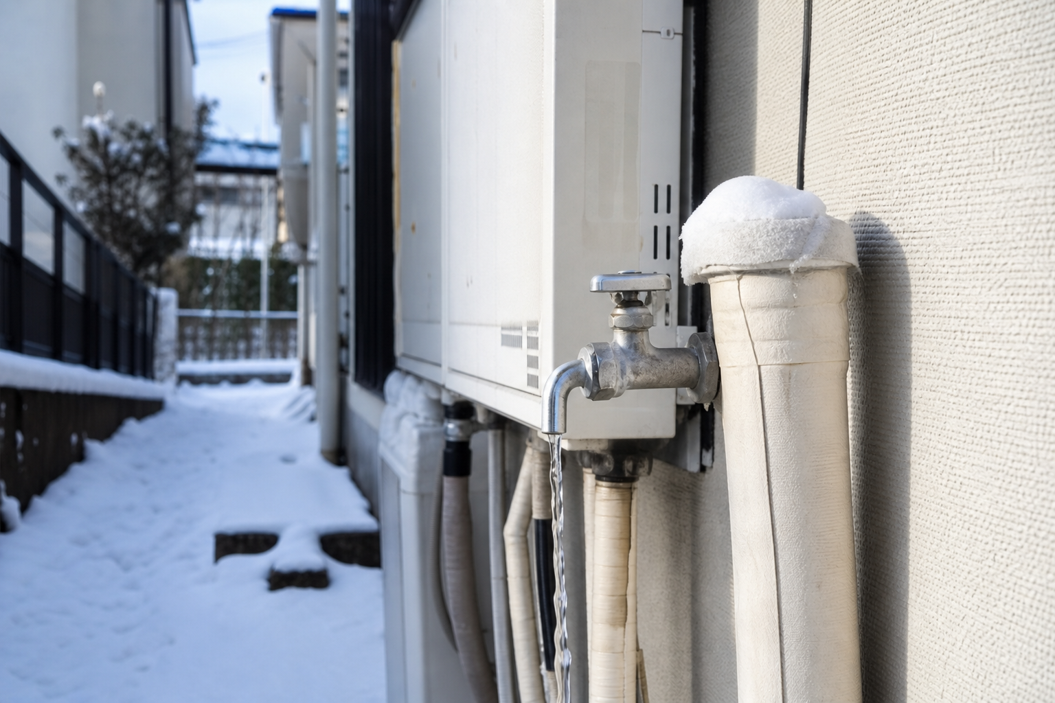 給湯器の凍結防止に水を出しっぱなしにするのは有効です