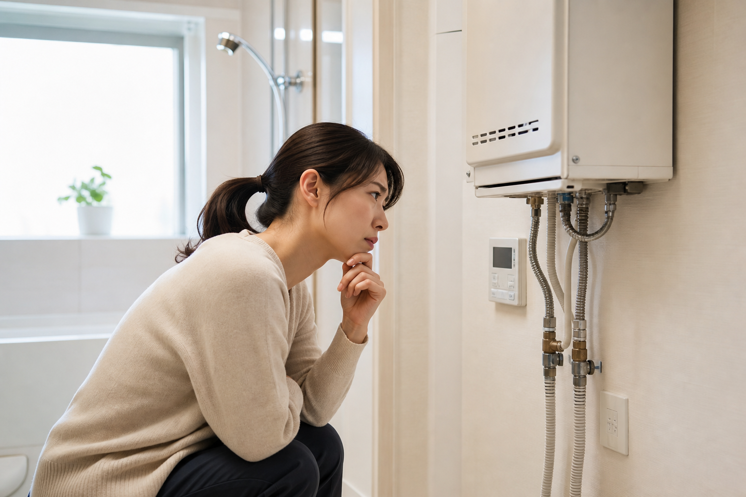 給湯器のお湯が出ないとき、まず「原因の範囲」を確認しよう