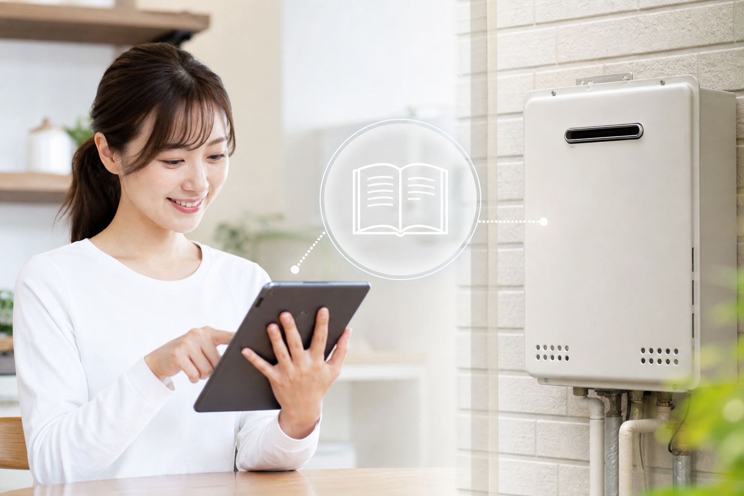 パーパス給湯器の取扱説明書は、公式サイトからPDFで手に入ります