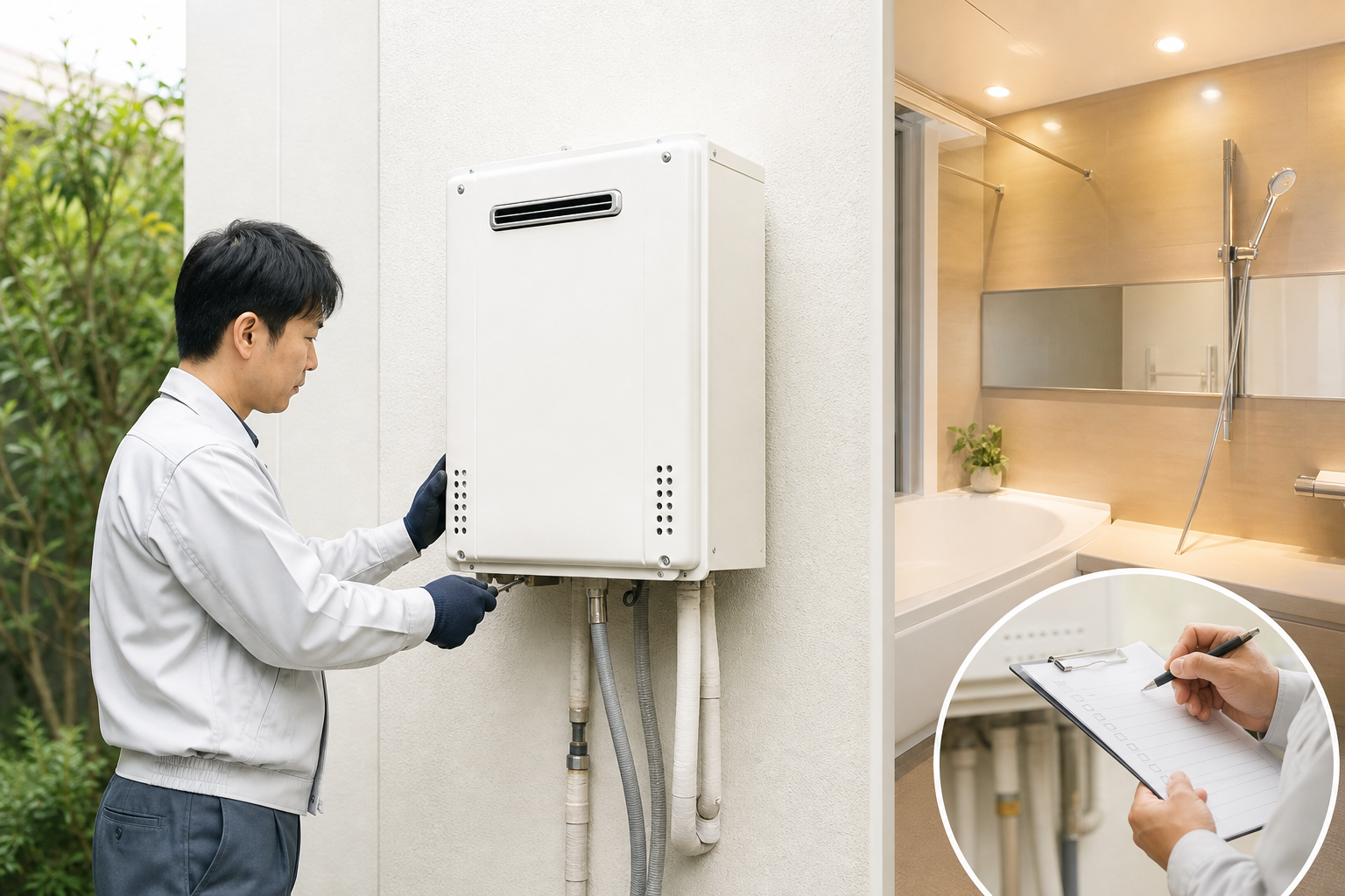 ノーリツ給湯器の10年点検費用の結論:約1万円前後が目安
