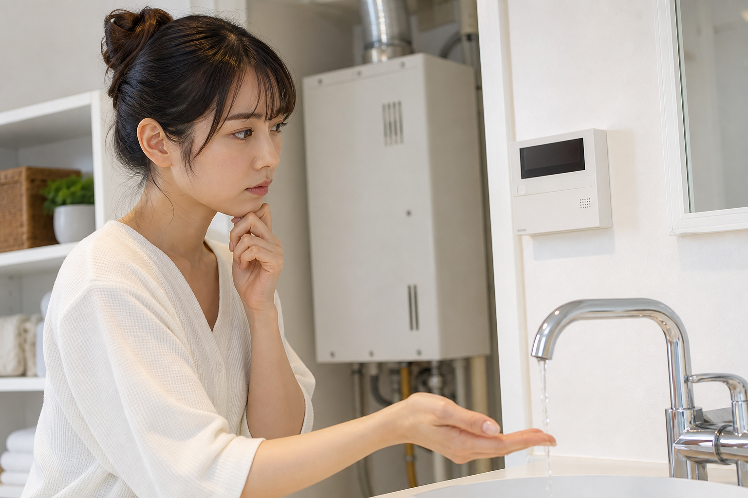 エラーなしでお湯が出ない原因はこれだけあります