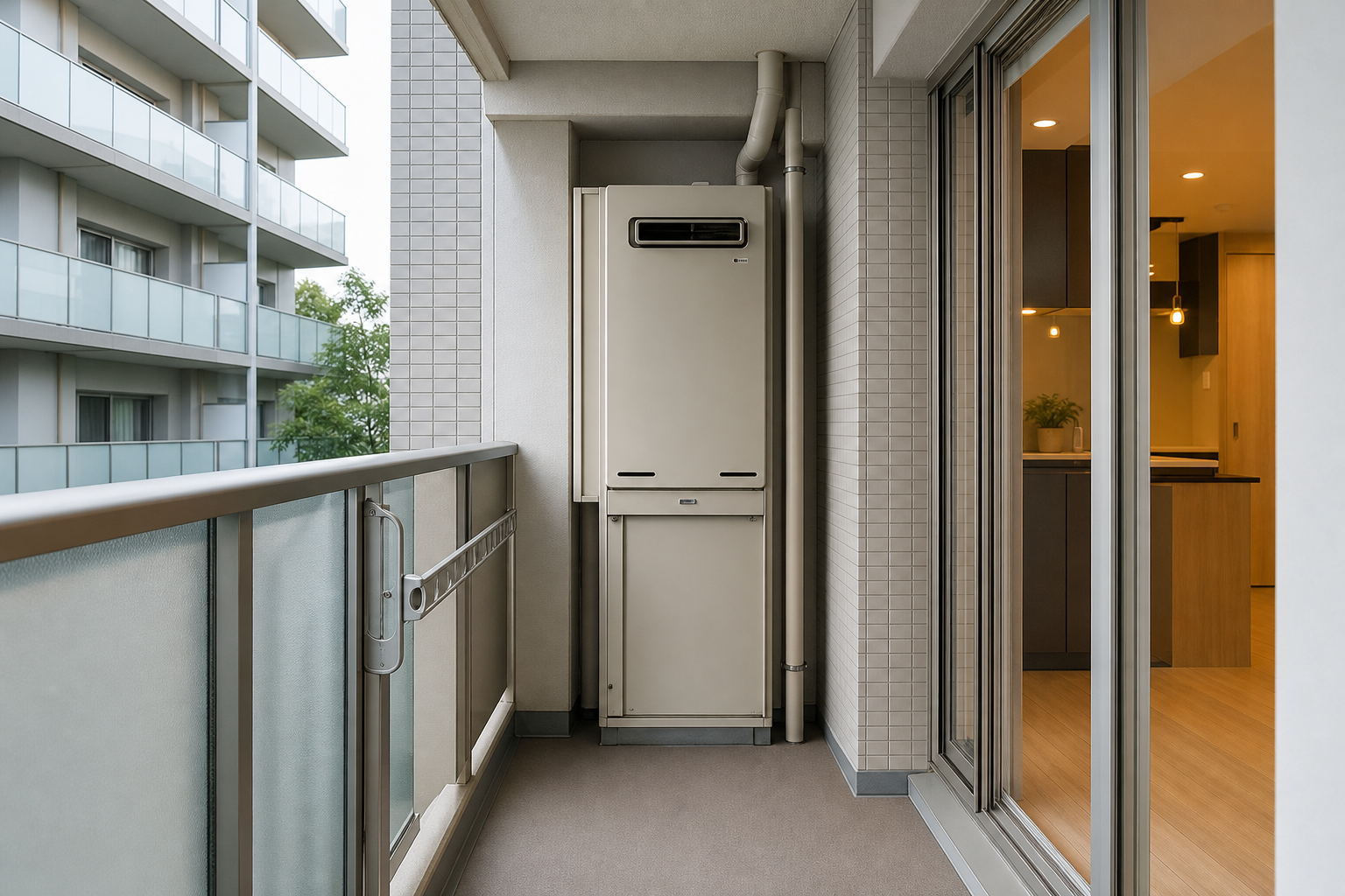 なぜマンションの給湯器はPS・ベランダに置かれることが多いの？
