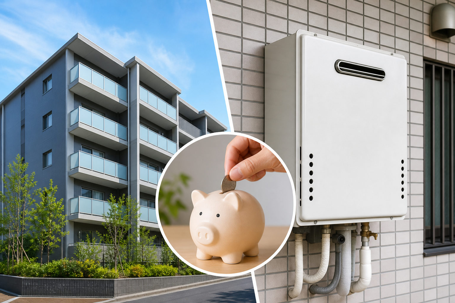 マンションの給湯器交換補助金は「賃貸か分譲か」で変わる