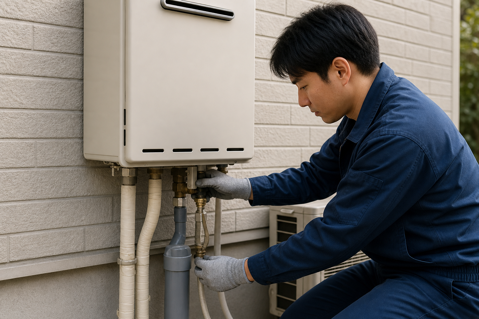 リンナイ給湯器の水抜きは「4ステップ」で完了できます