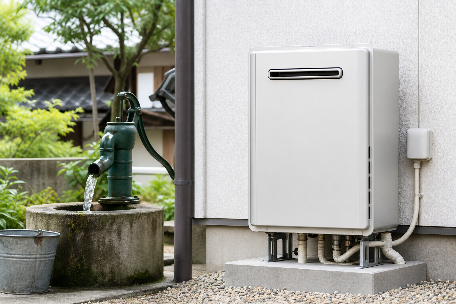 井戸水対応の給湯器を選ばないとトラブルになる可能性があります