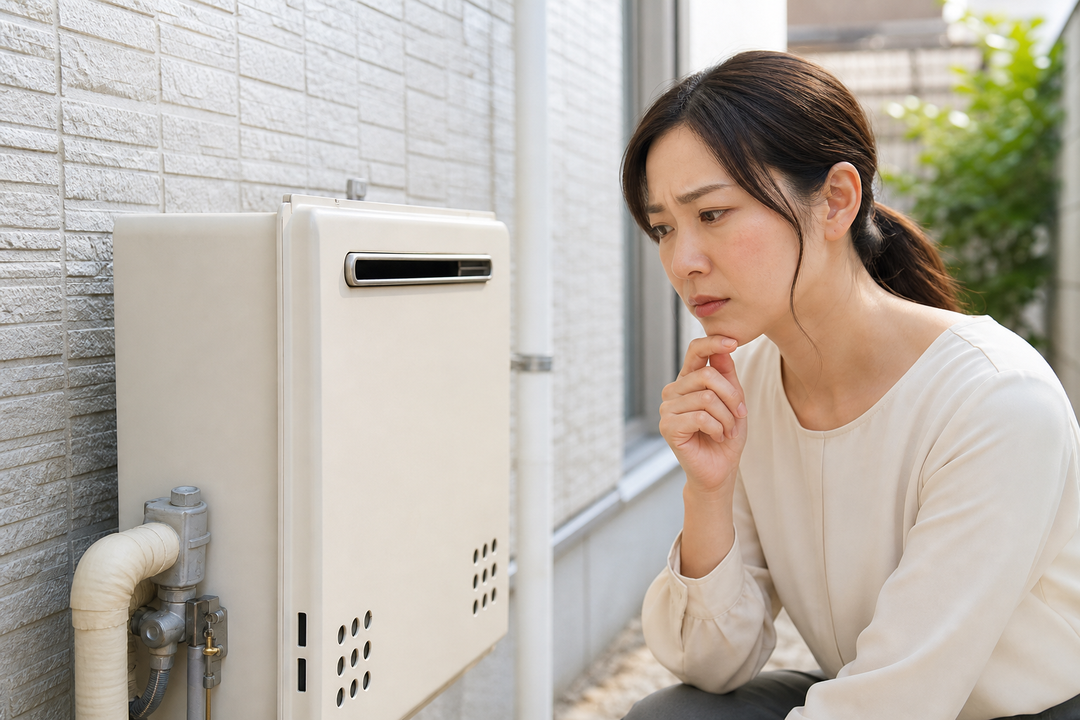 給湯器がガス臭くなる3つの原因