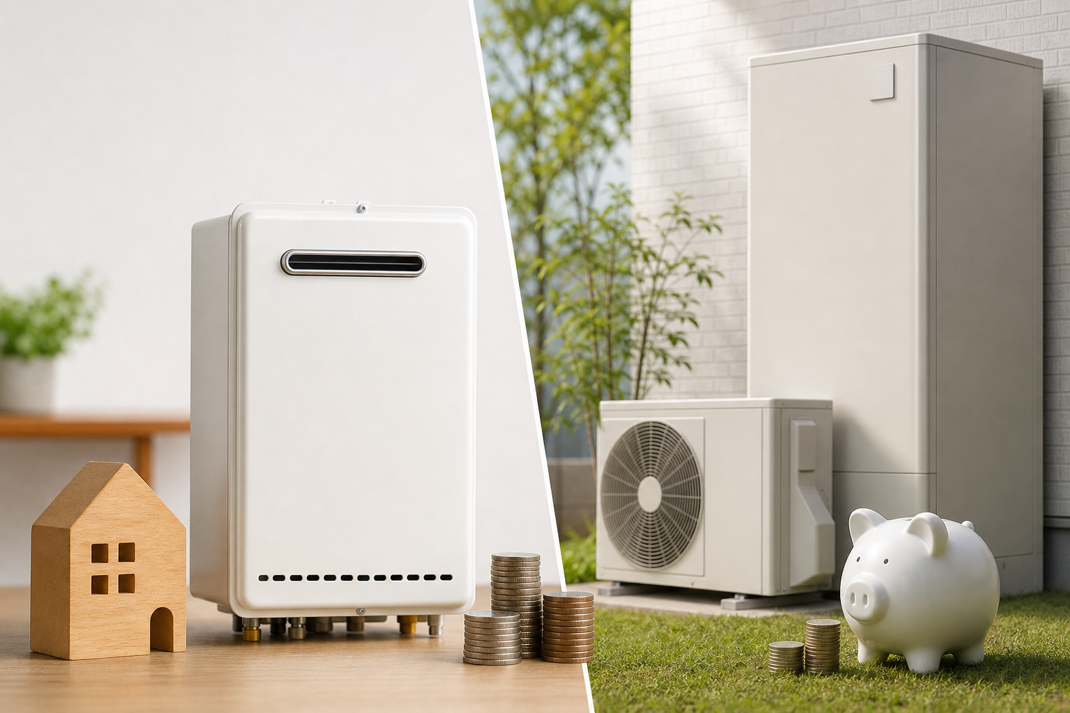 結論：初期費用はガス、長期コストは電気（エコキュート）が有利になりやすい