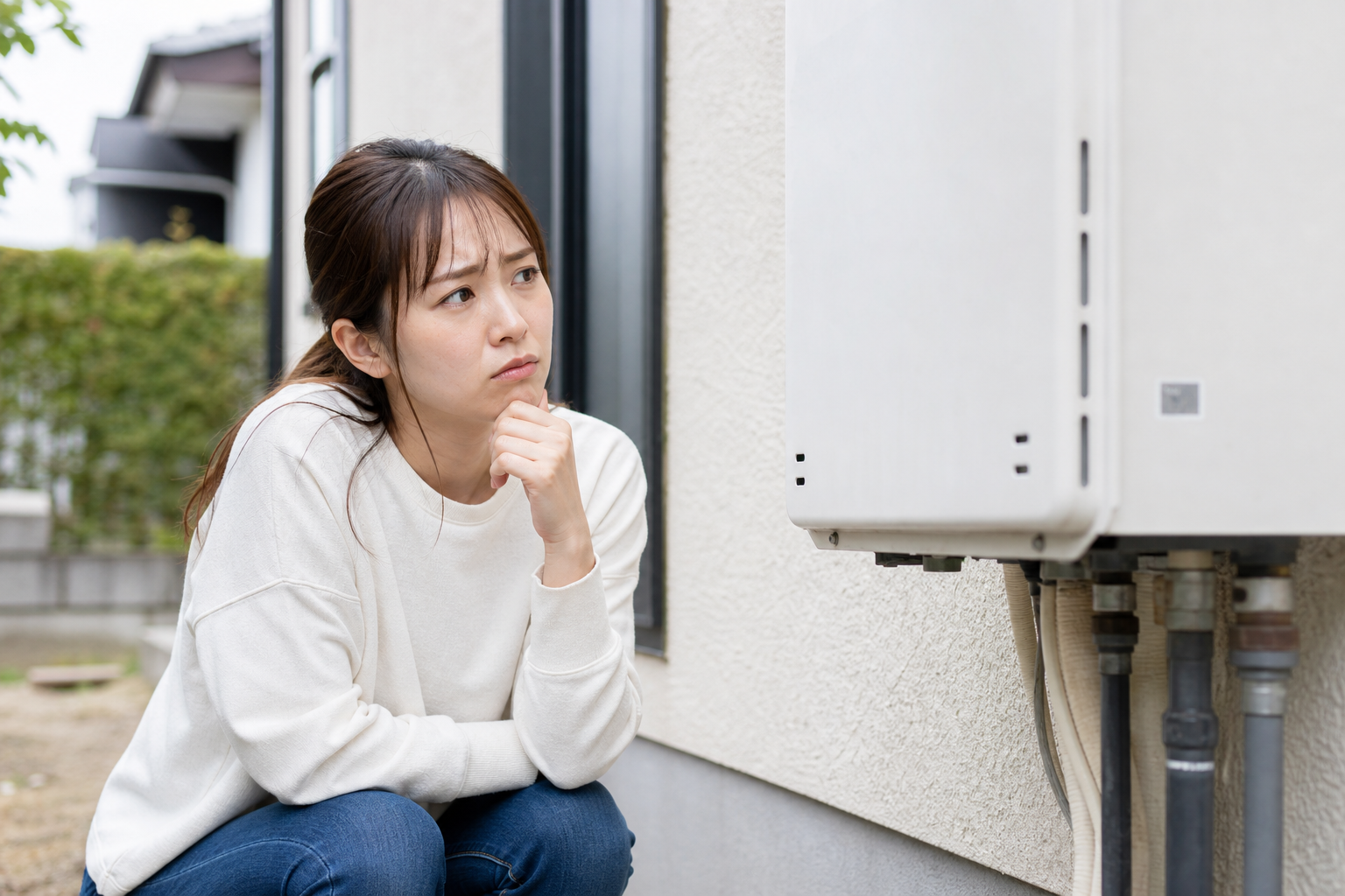 給湯器のコンセントが見えない・見つからない理由