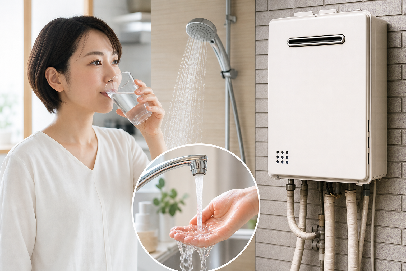 なぜ給湯器の種類によって「飲める・飲めない」が変わるのか