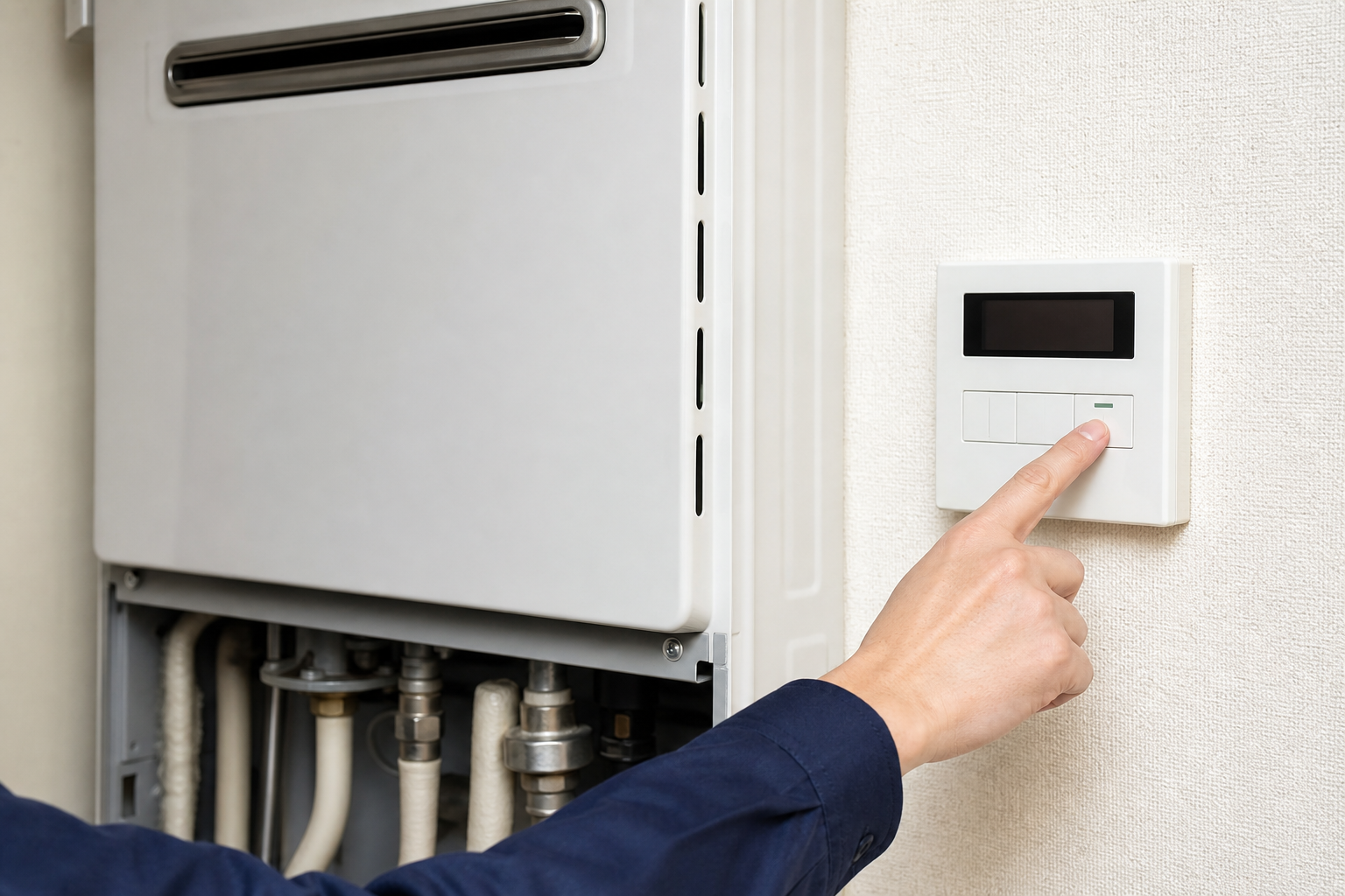 給湯器のリセットは「電源オフ→待機→再投入」が基本です