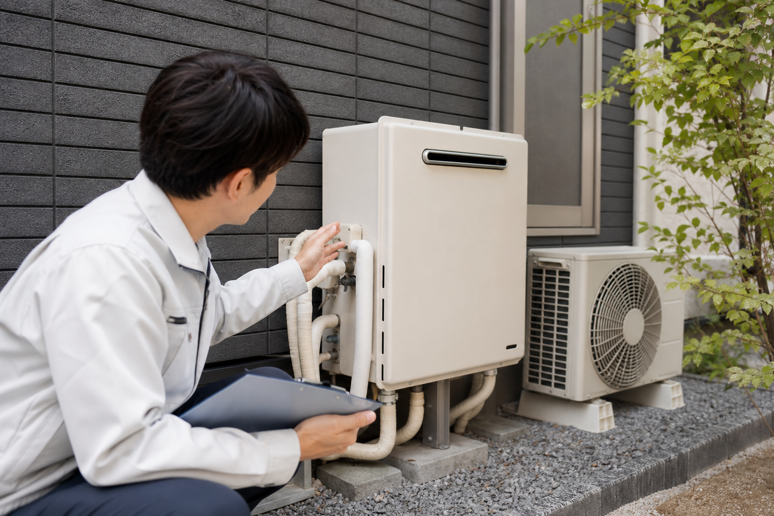 給湯器を交換・買い替えするときのサイズ確認ポイント