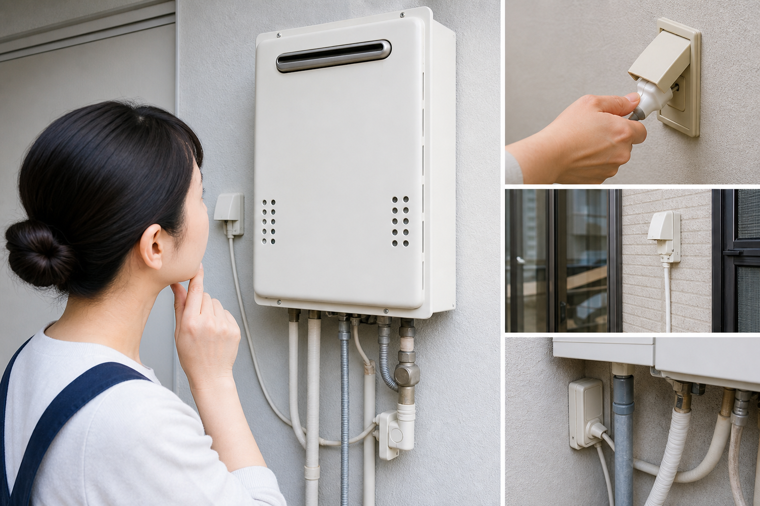 給湯器の電源の探し方【場所別に確認する順番】