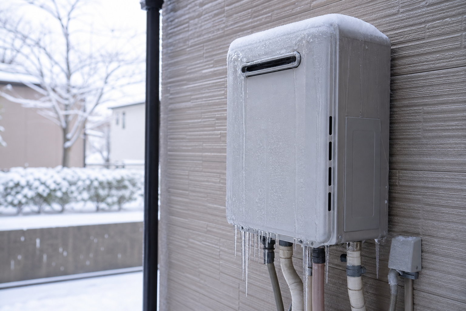 給湯器の凍結が「いつ溶けるか」を左右する具体的なケース