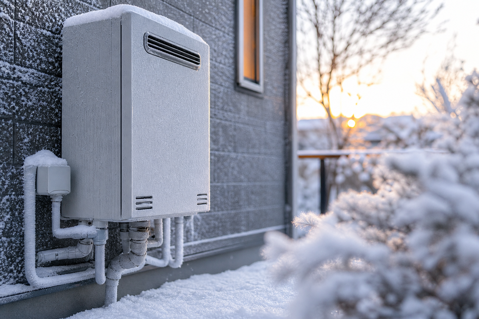 なぜ気温0℃以下で給湯器の凍結が起こるのか？