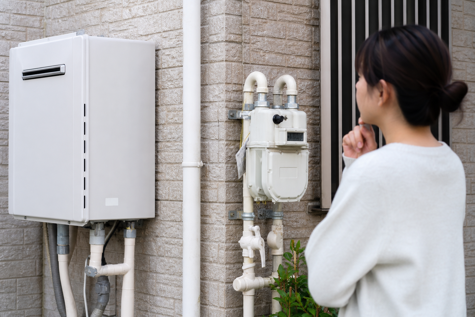 給湯器の復帰ボタンは「ガスメーター」にある