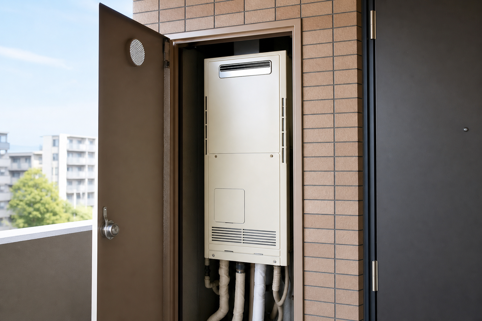 なぜ集合住宅で後方排気給湯器が使われるのか