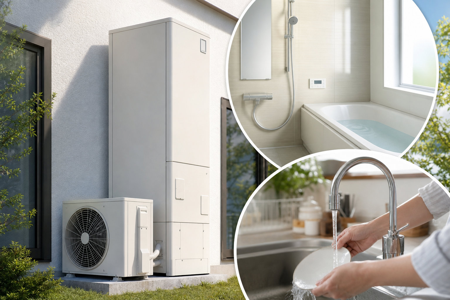家庭用電気給湯器は「用途に合った種類を選ぶ」のが正解です