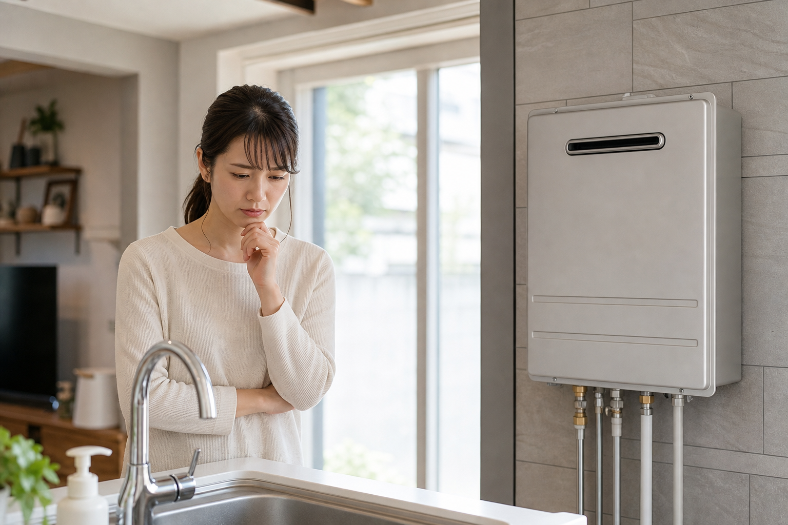 まず確認してほしい：「家中でお湯が出ない」のか「一部だけ出ない」のかで原因が変わります