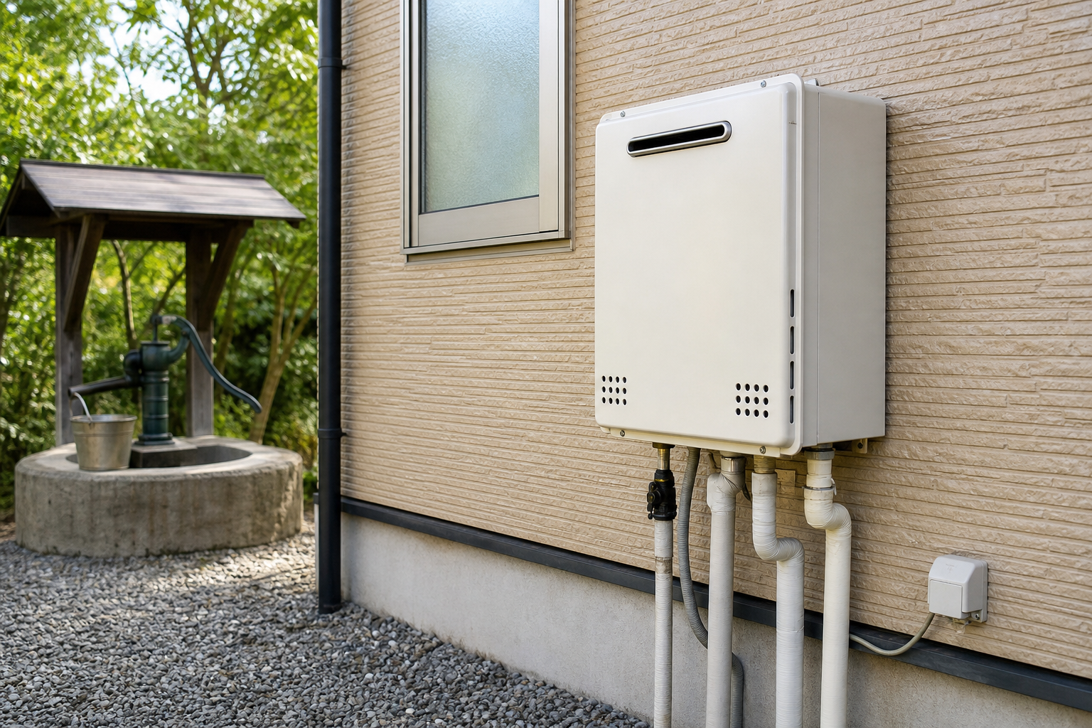 結論：ノーリツのガス給湯器は、基本的に井戸水には対応していません