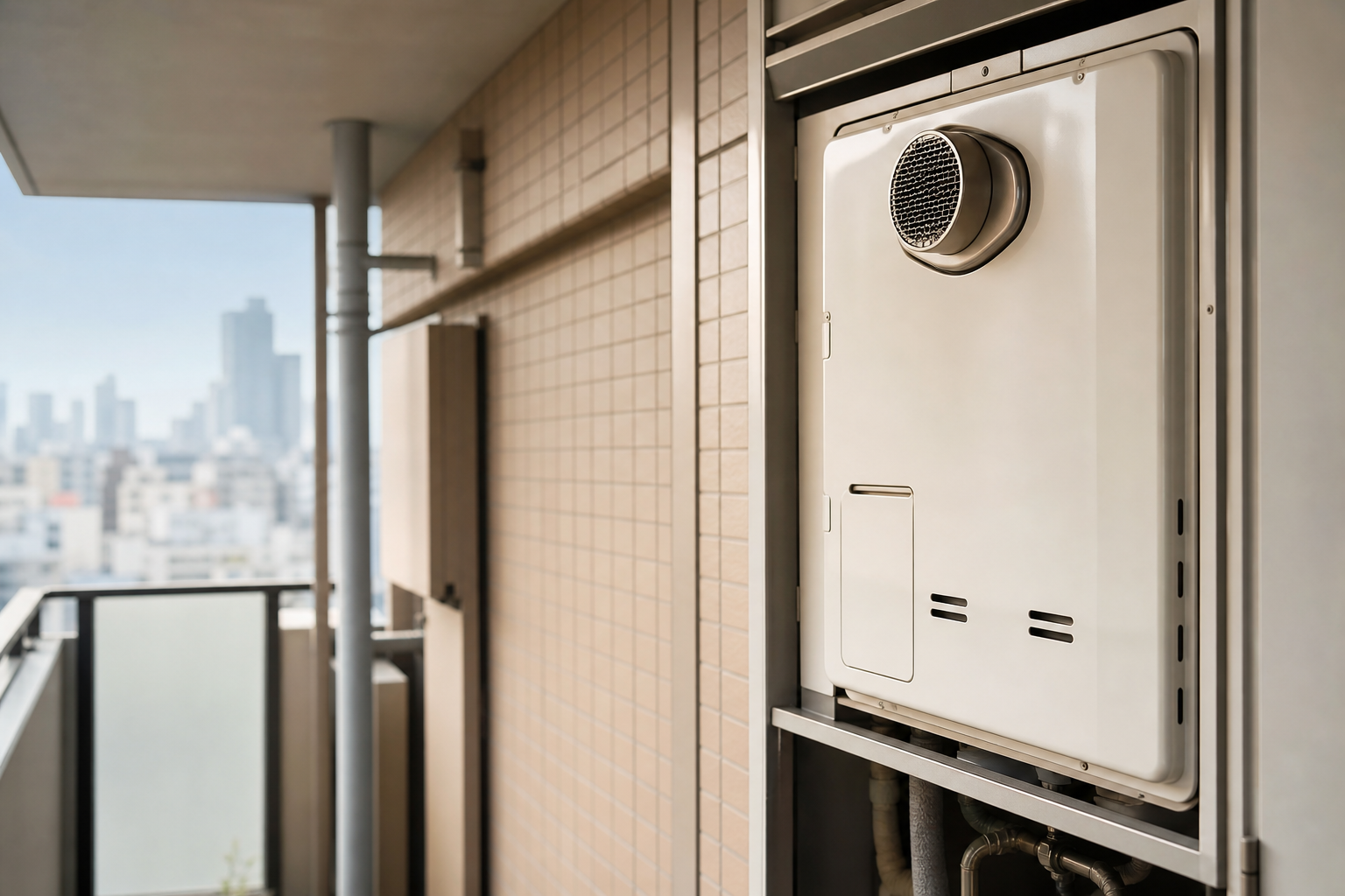マンションのガス給湯器の寿命は「10〜15年」が目安です