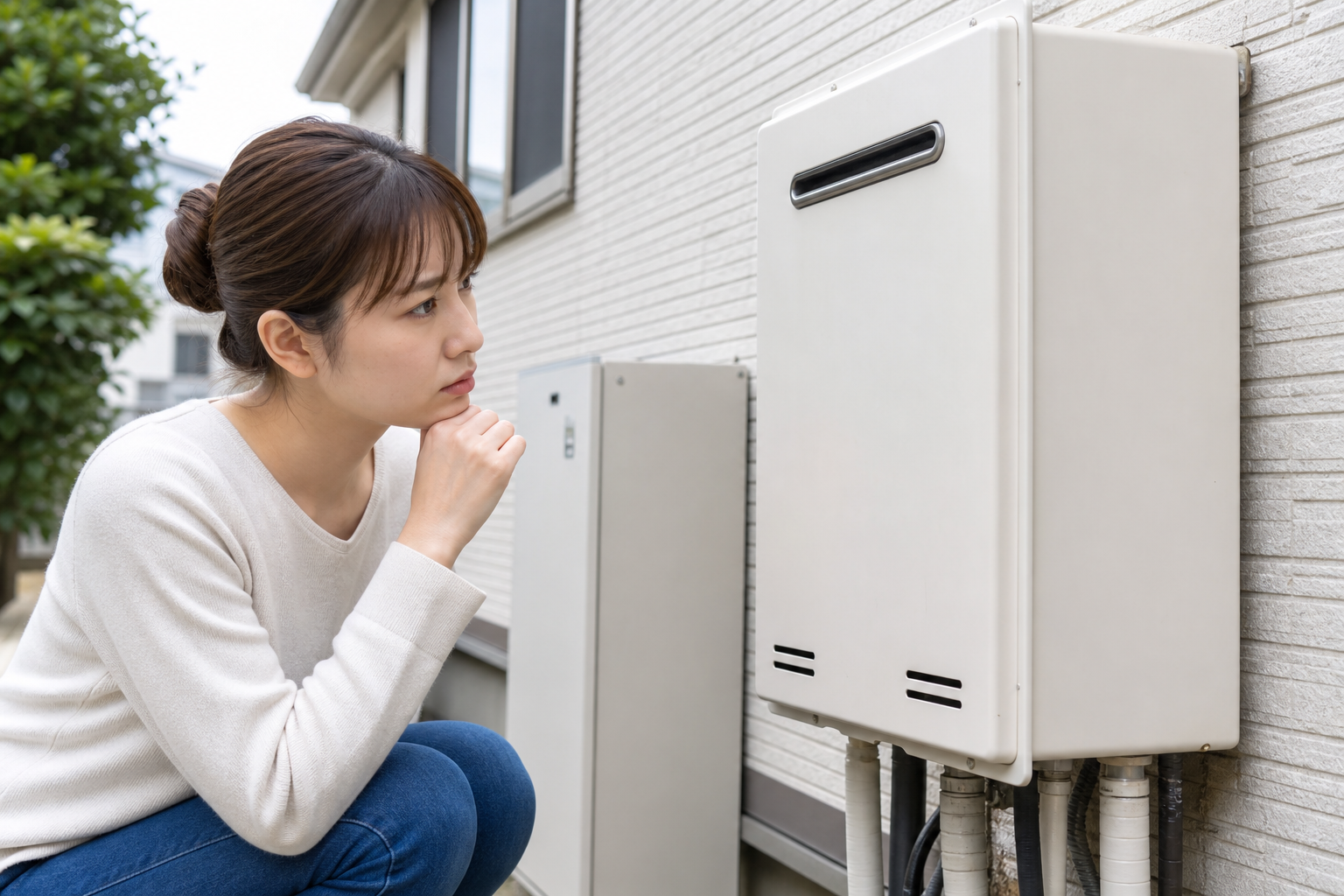 給湯器が燃焼しないとき、まず確認すべきことがあります