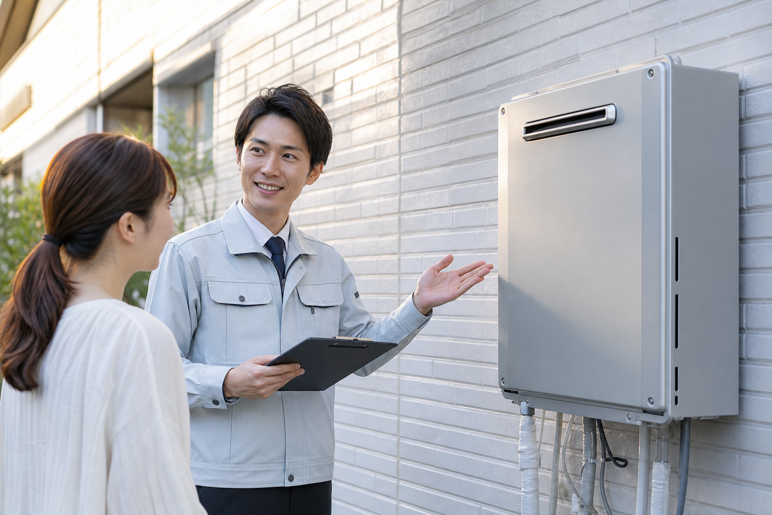 ニチガス給湯器の「無料」に関する具体的なシーン