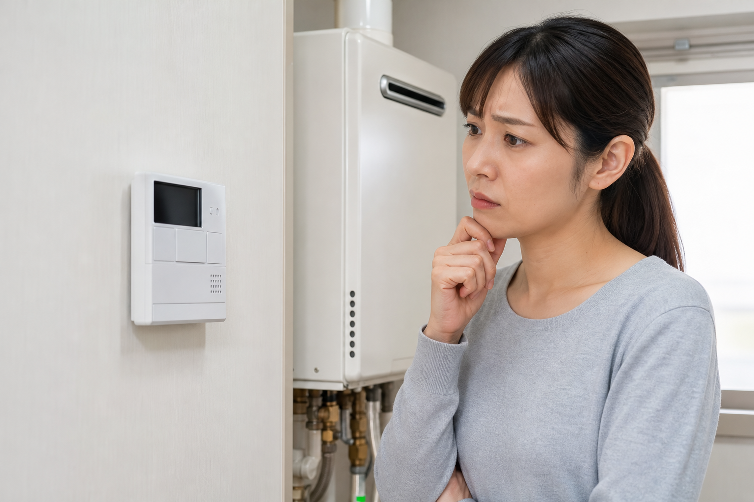 エラー543は「暖房回路の漏水検知（多量）」を示すサインです