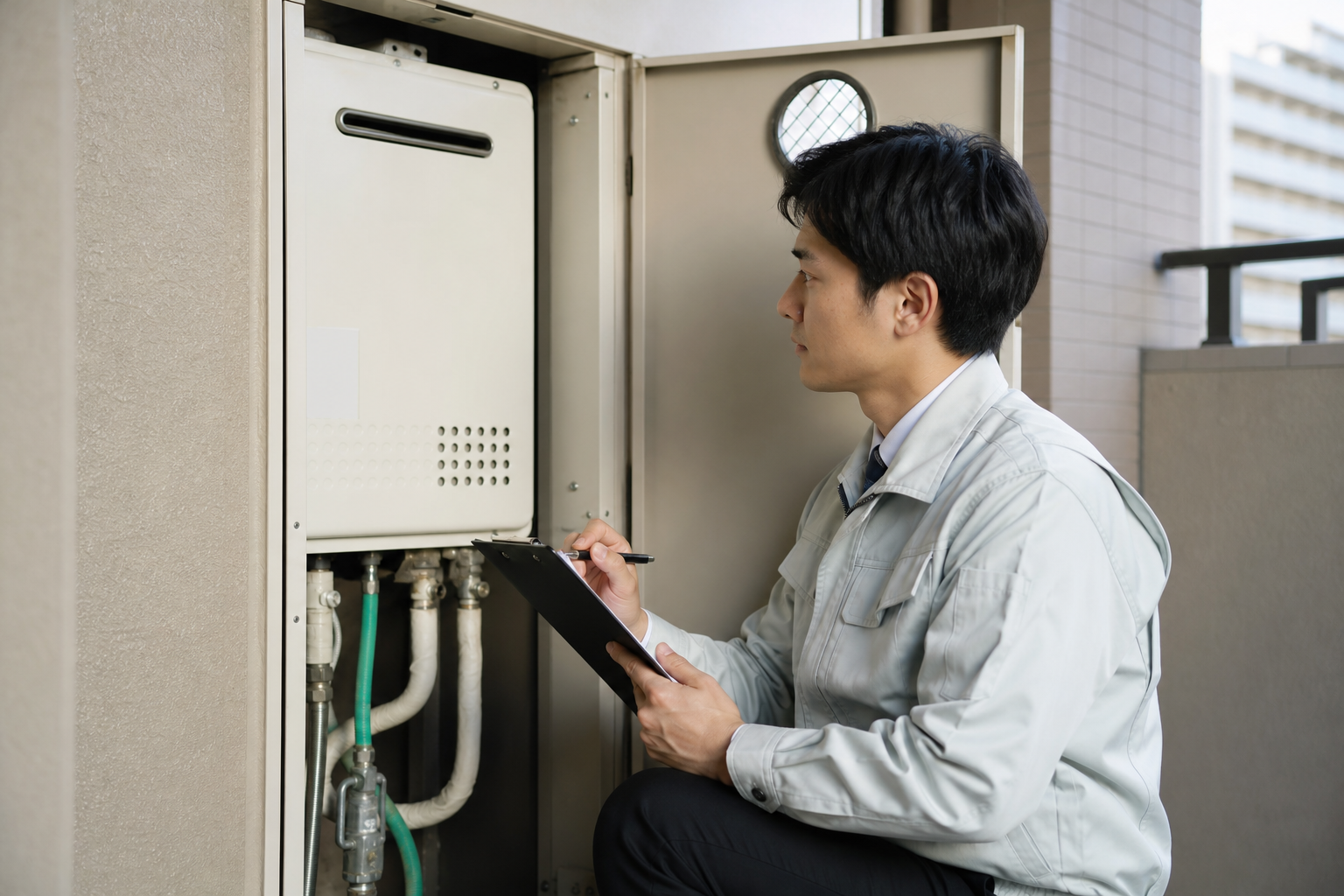 マンションでノーリツ給湯器を交換するなら、まず「現状確認」が最初の一歩です