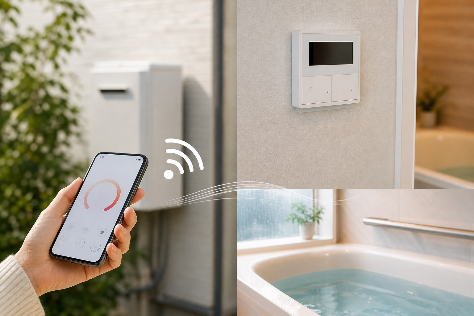 なぜスマホから給湯器を操作できるのか、仕組みを知っておきましょう