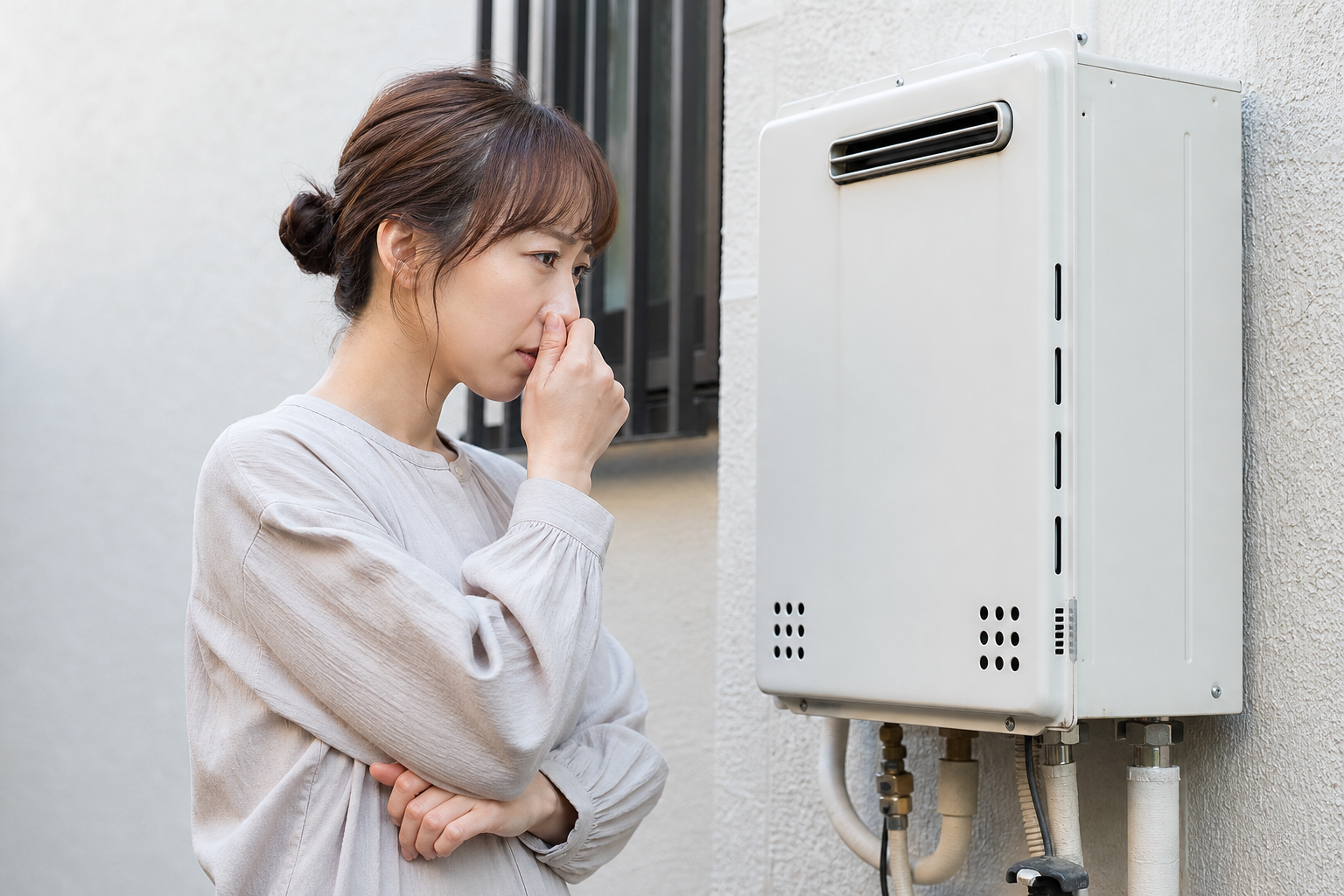 給湯器の臭いは「種類」と「場所」で判断することが大切です